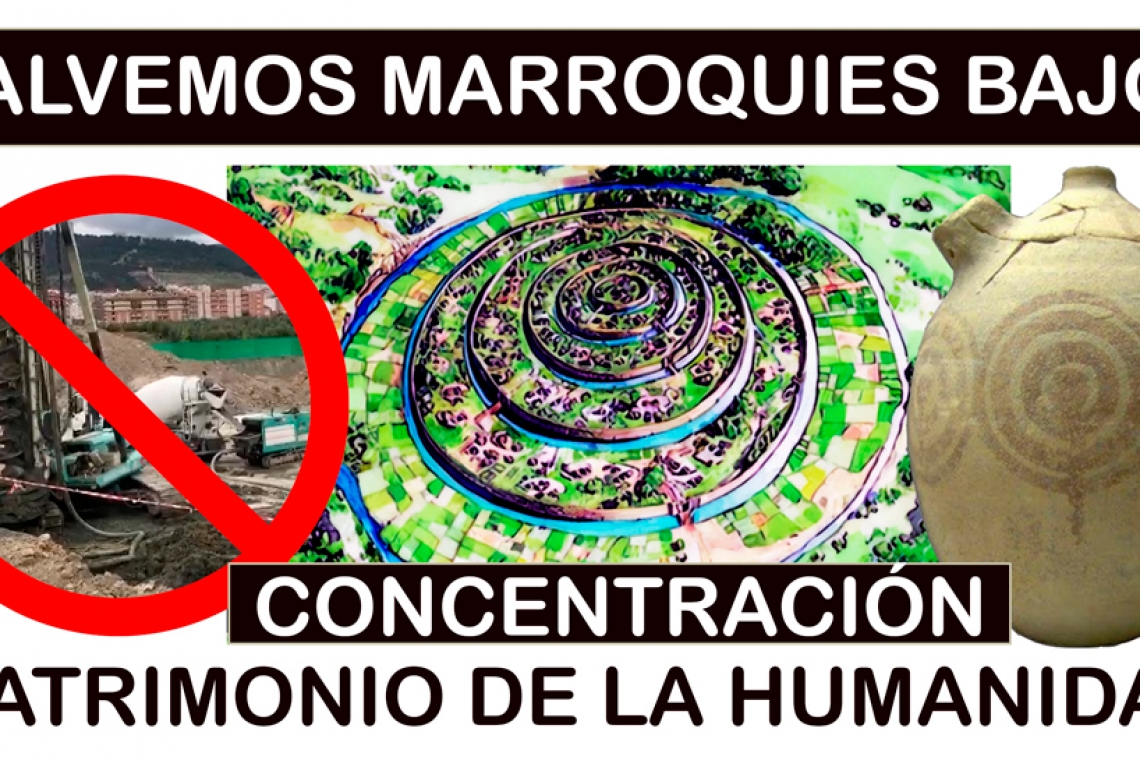 Concentración en Jaén de la plataforma "Salvemos Marroquíes Bajos"